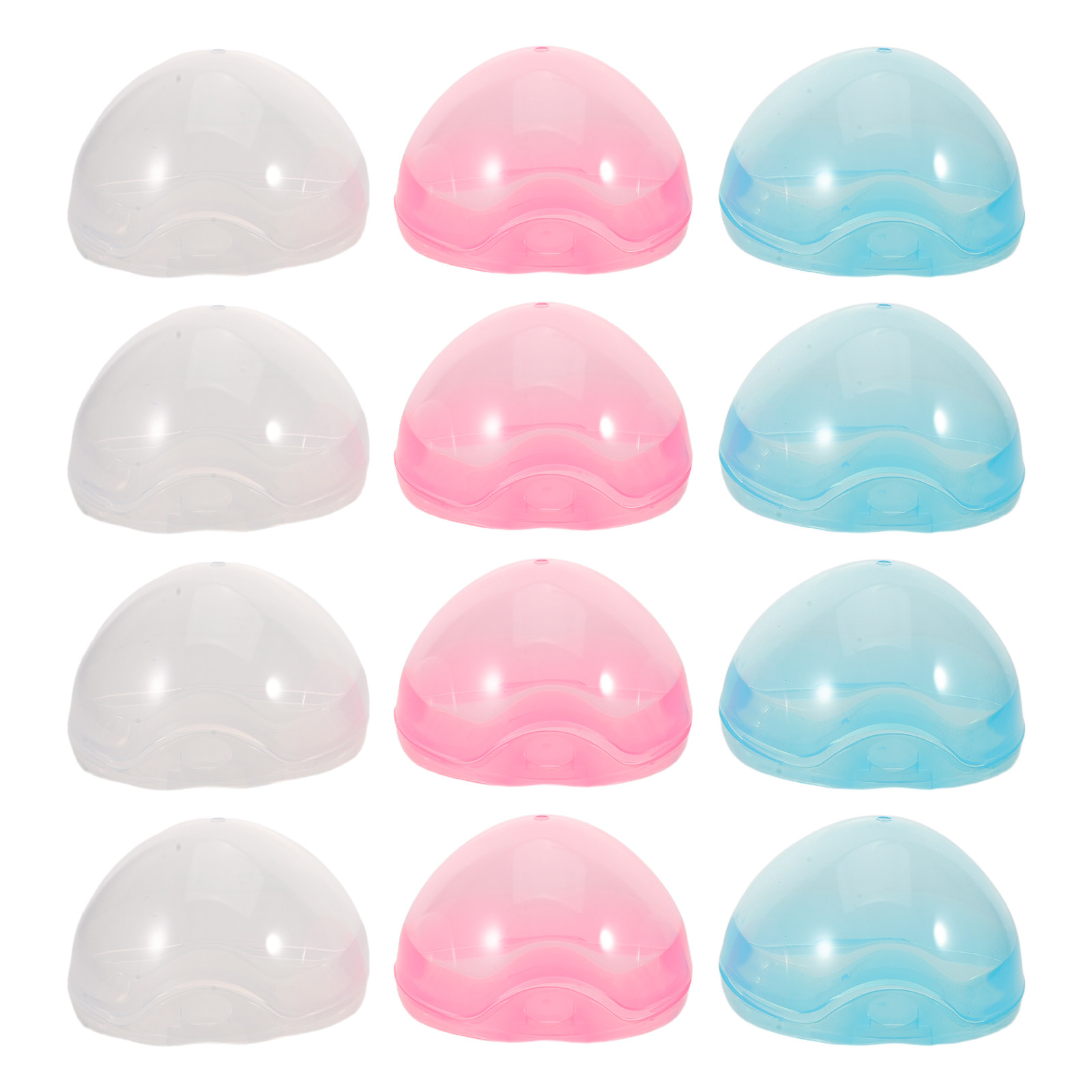Baby Nursery Storage - 12Pcs Pacifier Storage Box Baby Transparent
