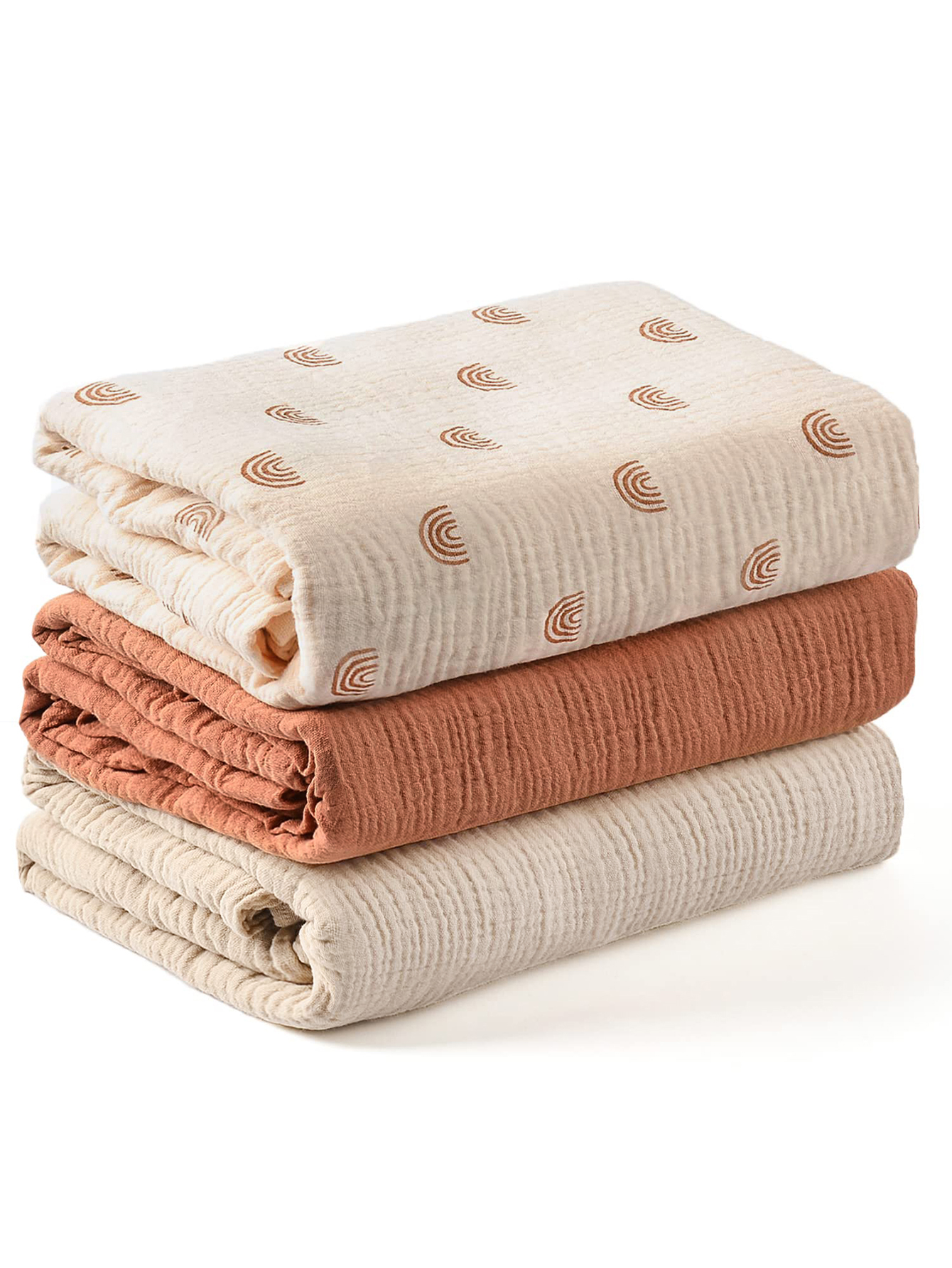 Baby Nursery Accessories - 3PCS/set Soft Breathable Newborn Baby Receiving
