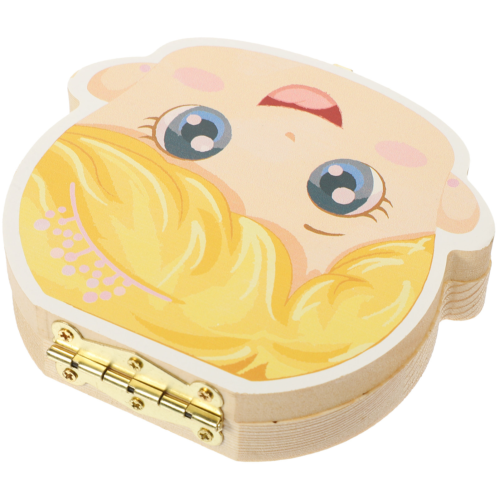 Baby Keepsake Box - Baby Tooth Box Premium Wooden Alloy