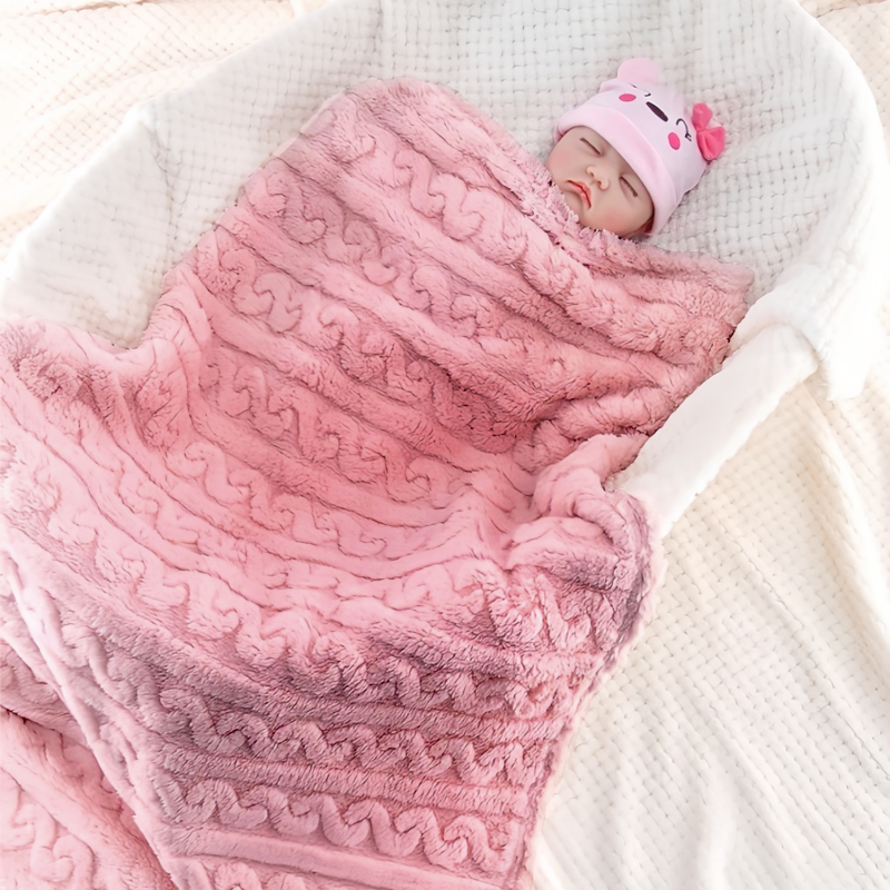 Baby Nursery Accessories - 1 Piece Baby Plush Blanket Swaddle