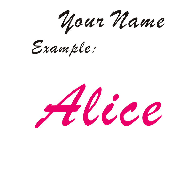 Baby Nursery Stickers - Custom Text Decal YOUR NAME Car/Door