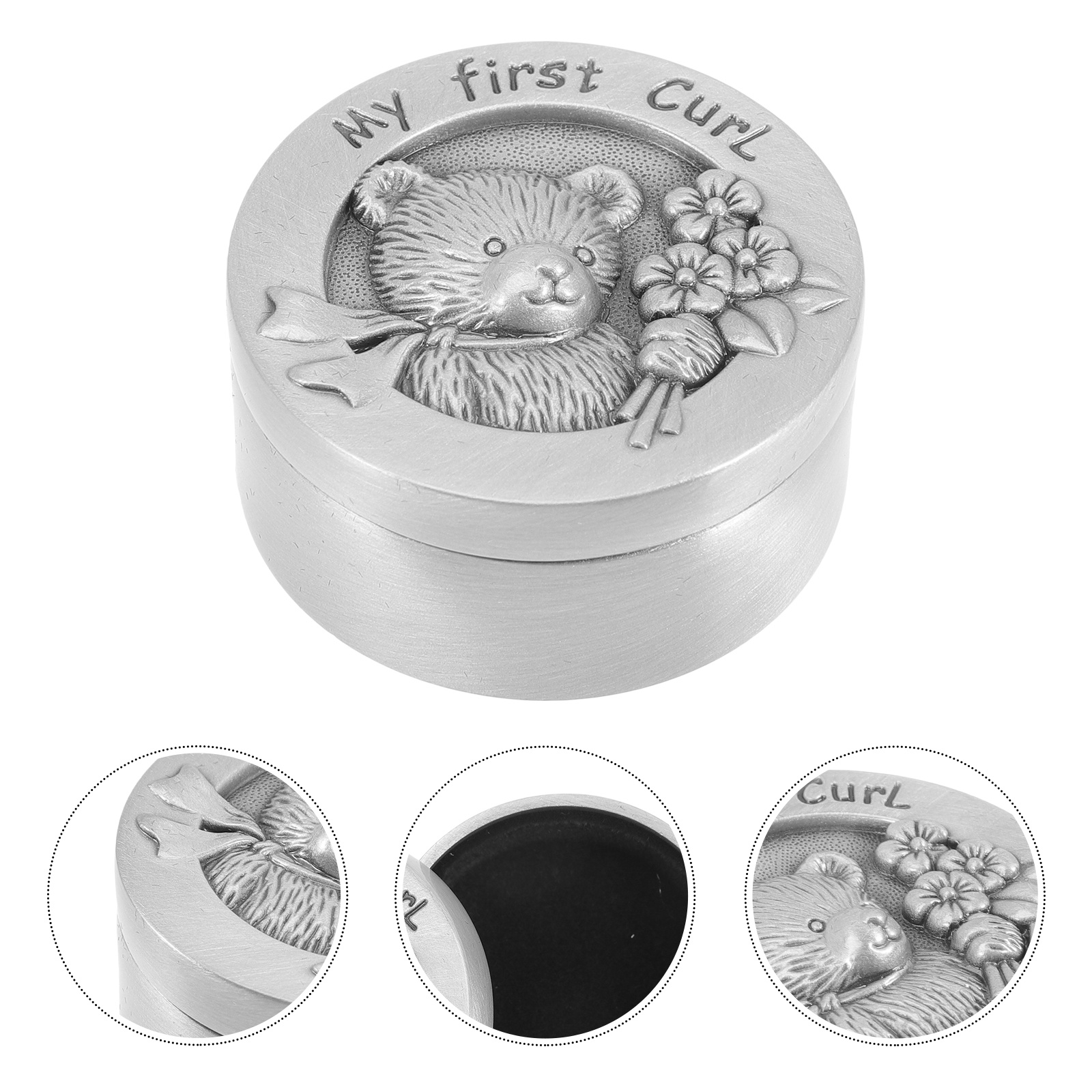 Baby Keepsake Box - Metal Fetal Hair Keepsake Box Beautiful