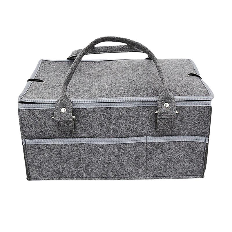 Baby Nursery Storage - Baby Felt Storage Nursery Organizer Basket