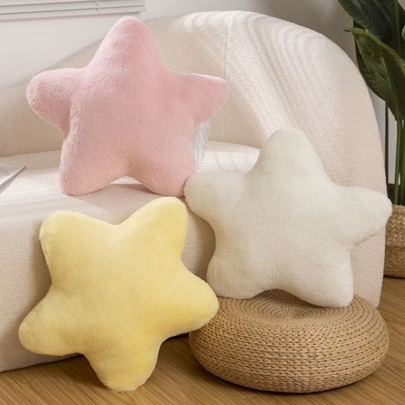 Star Shaped Pillow Soft Plush  - Baby Nursery Cushion บทวิจารณ์และราคา