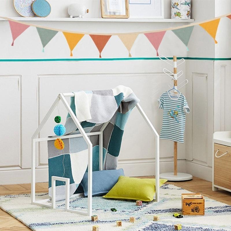 Breathable Cotton Bunting Bann - Baby Nursery Gender Neutral บทวิจารณ์และราคา