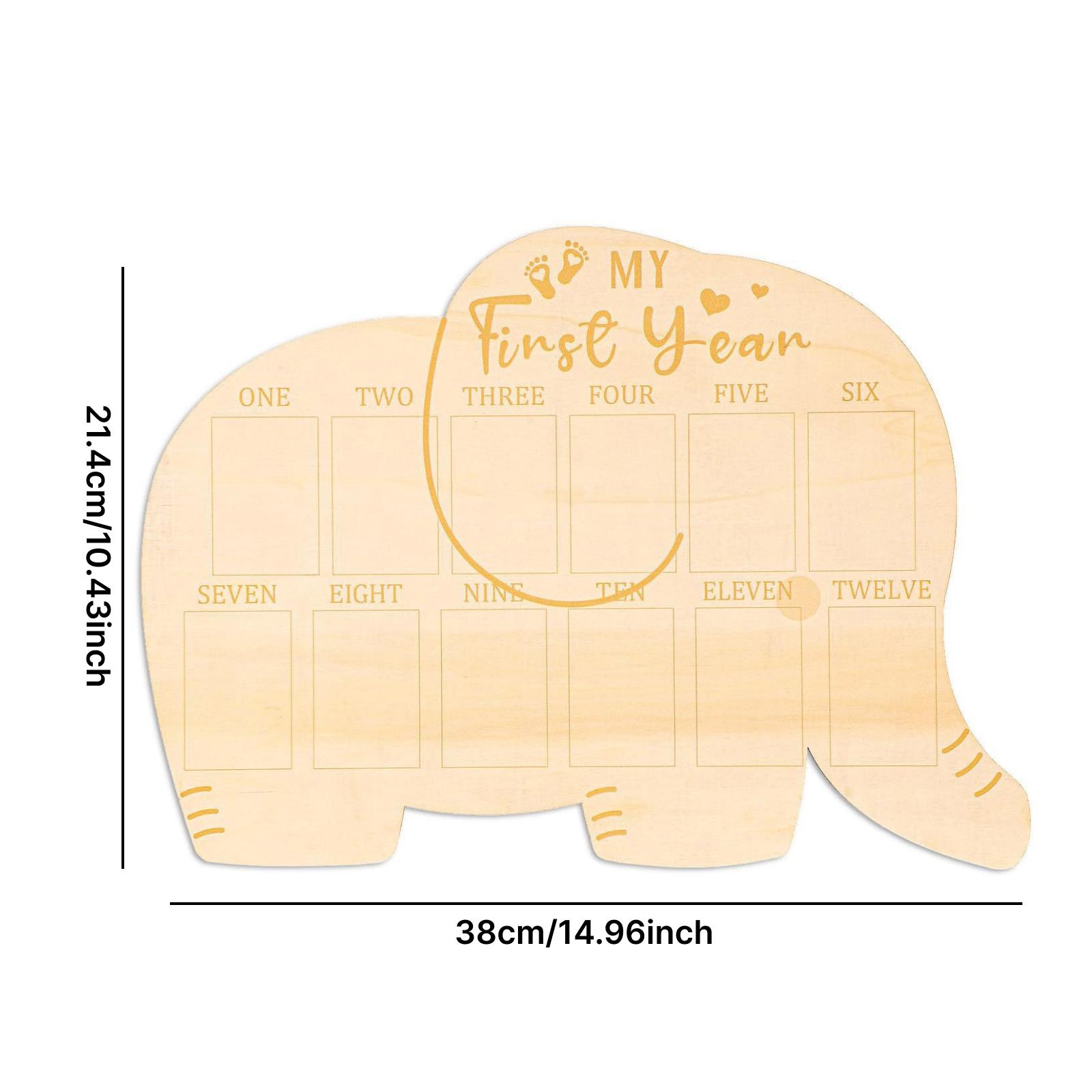 Baby Milestone Photo Board 1st - Baby Nursery Gender Neutral บทวิจารณ์และราคา