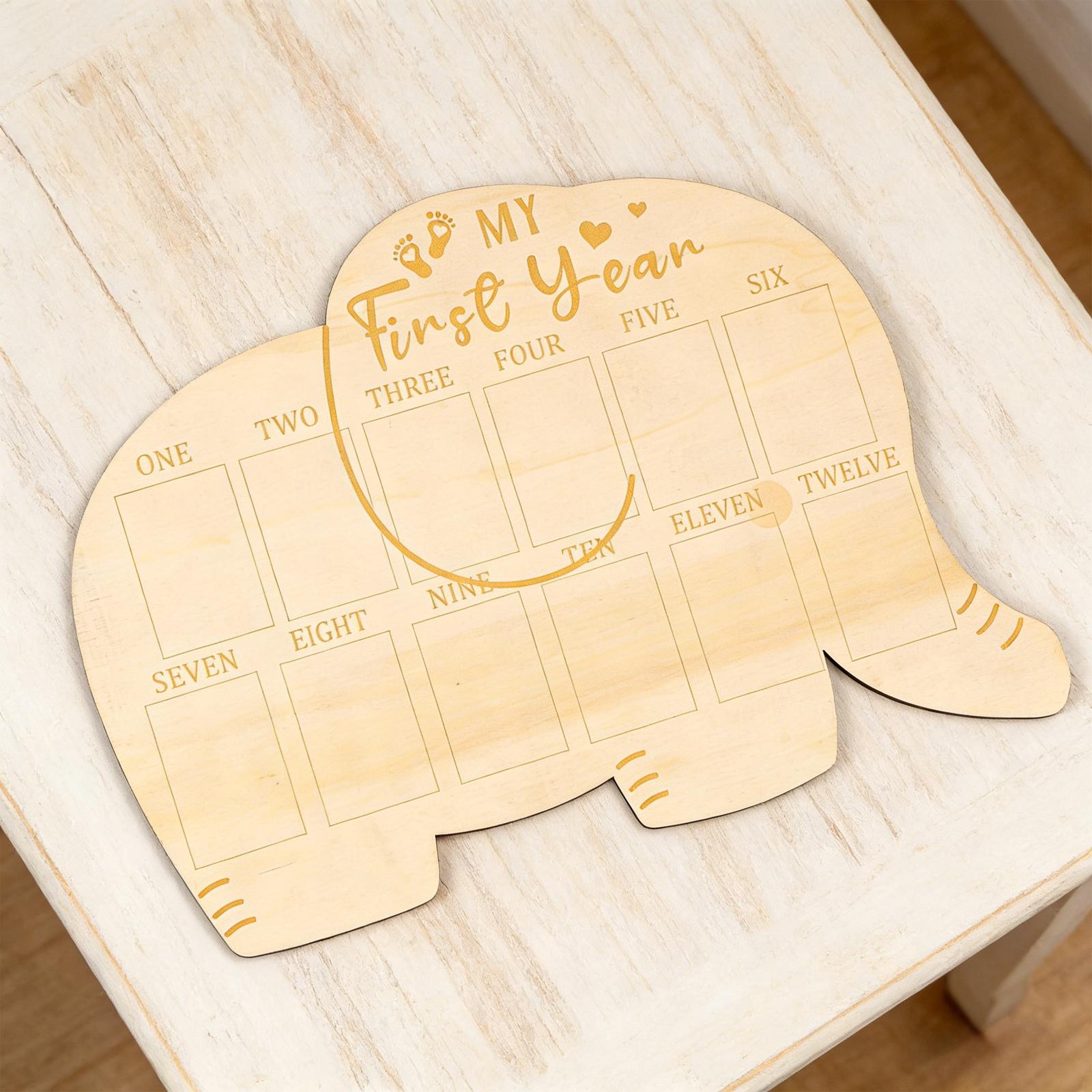 Baby Milestone Photo Board 1st - Baby Nursery Gender Neutral บทวิจารณ์และราคา