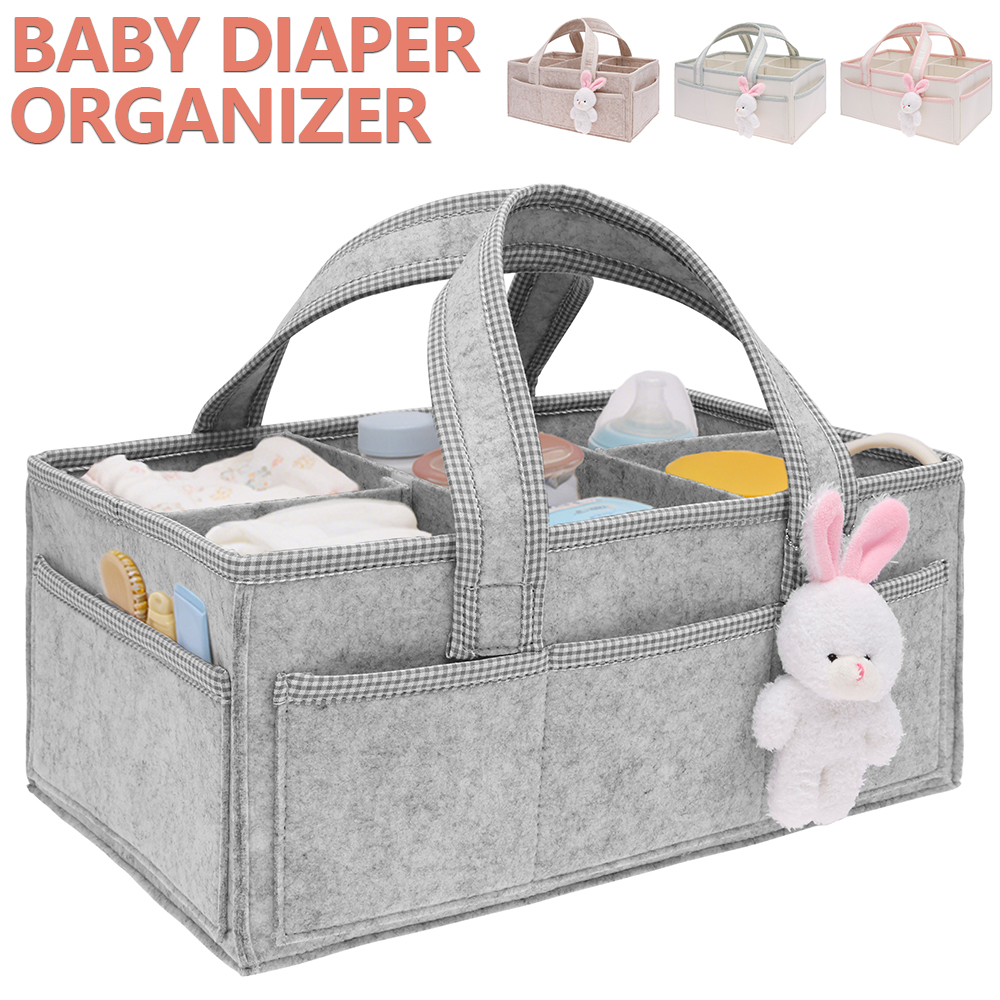 Baby Diaper Caddy Felt Baby Di - Baby Nursery Storage บทวิจารณ์และราคา