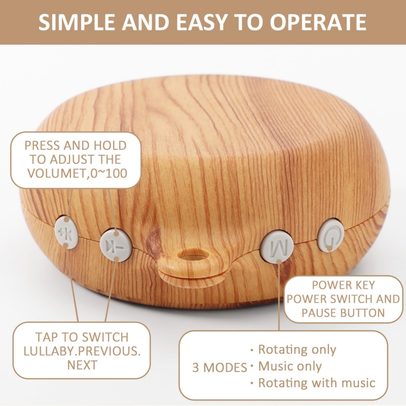 Crib Bell Rotary Music Box wit - Baby Nursery Songs บทวิจารณ์และราคา