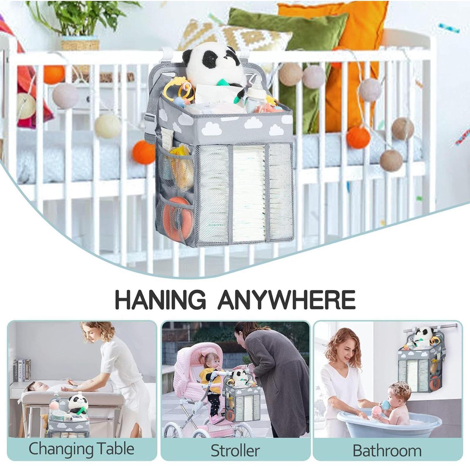 Crib Diaper Organizer Waterpro - Baby Nursery Storage บทวิจารณ์และราคา