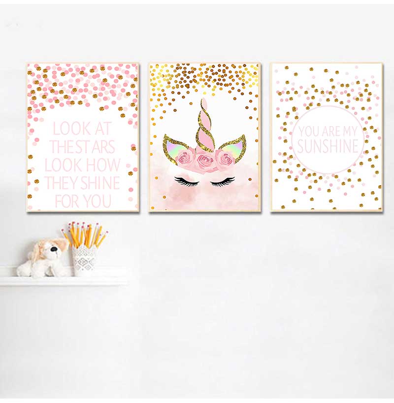 Decorative Picture Baby Girl B - Baby Nursery Quotes Wall Art บทวิจารณ์และราคา
