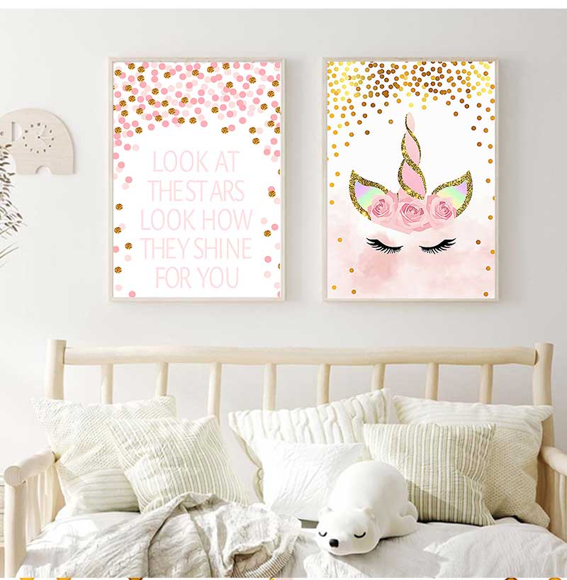 Decorative Picture Baby Girl B - Baby Nursery Quotes Wall Art บทวิจารณ์และราคา