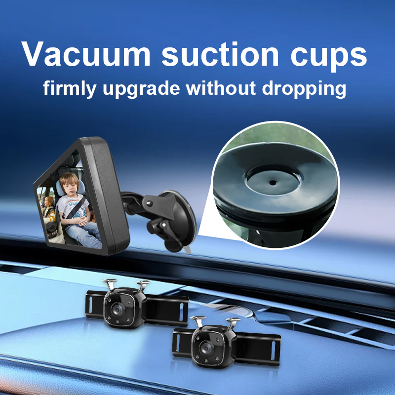 HD 2CH Baby Car Camera, 6.86 I - Baby Monitor Split Screen บทวิจารณ์และราคา