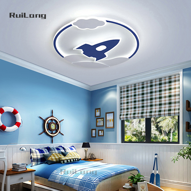 Cartoon Rocket Ceiling Lamp fo - Baby Nursery Chandelier บทวิจารณ์และราคา