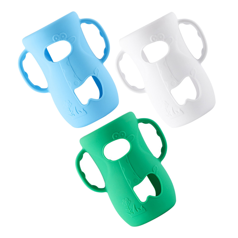 3Pcs Silicone Baby Bottle Slee - Baby Nursery Accessories บทวิจารณ์และราคา