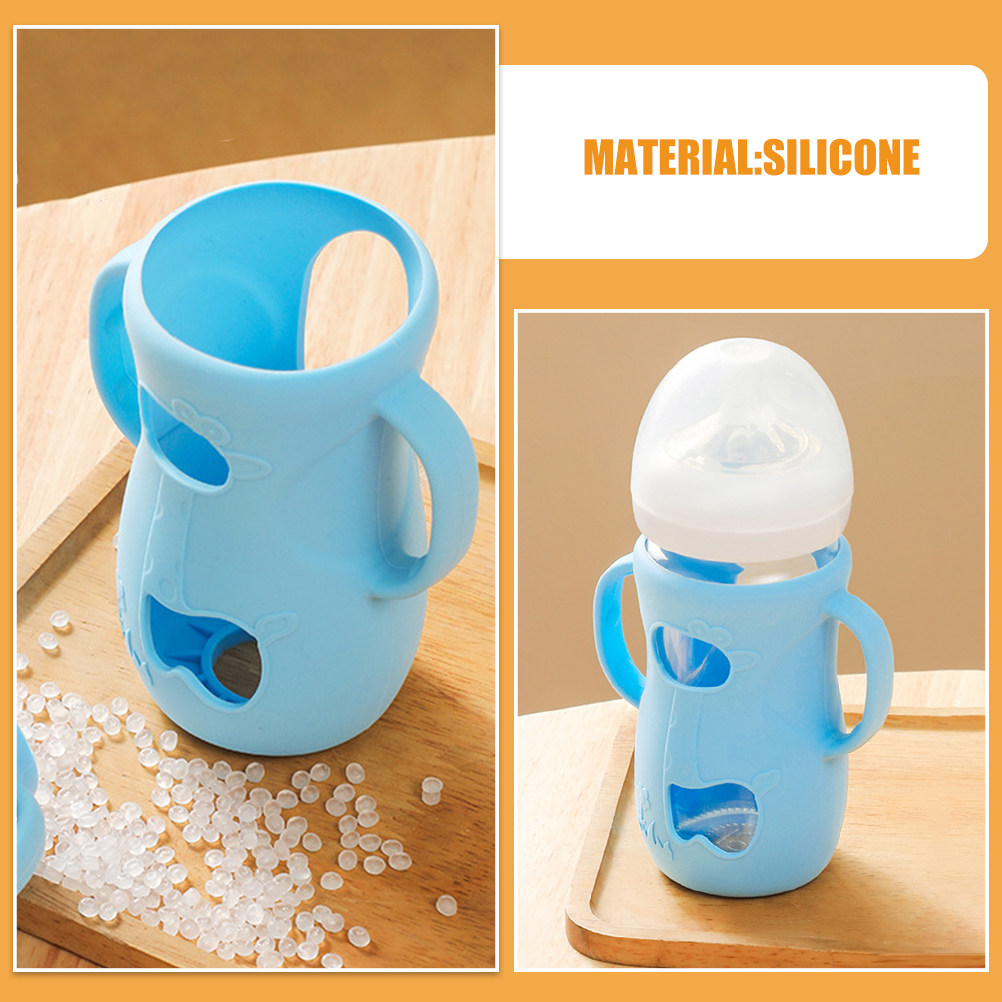 3Pcs Silicone Baby Bottle Slee - Baby Nursery Accessories บทวิจารณ์และราคา