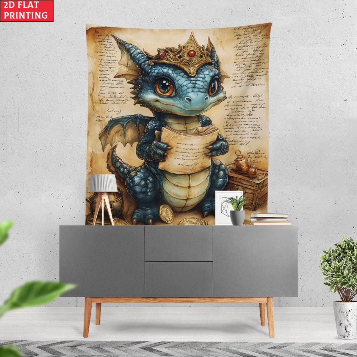 Dragon baby crown treasure fan - Baby Nursery Hanging Decor บทวิจารณ์และราคา
