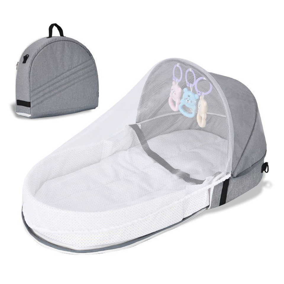 Portable Travel Baby Crib Fold - Baby Nursery Glider บทวิจารณ์และราคา