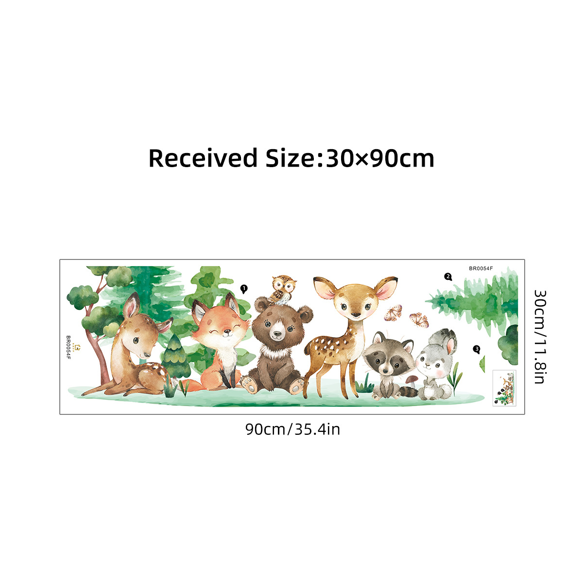 Forest Animals Theme Bear Deer - Baby Nursery Forest Theme บทวิจารณ์และราคา