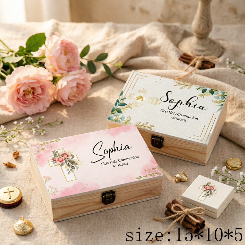 Personalized Baby First Holy C - Baby Keepsake Box บทวิจารณ์และราคา