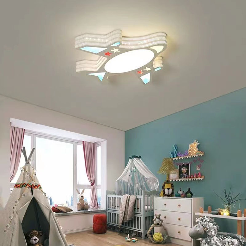 Cartoon Airplane Ceiling Light - Baby Nursery Chandelier บทวิจารณ์และราคา