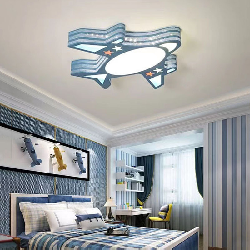 Cartoon Airplane Ceiling Light - Baby Nursery Chandelier บทวิจารณ์และราคา