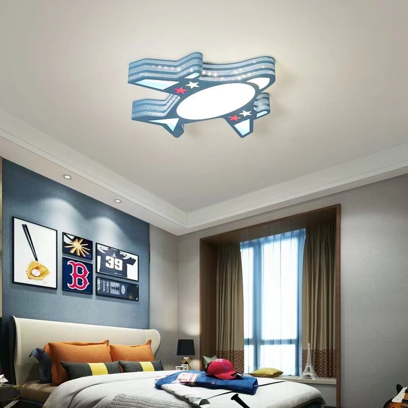 Cartoon Airplane Ceiling Light - Baby Nursery Chandelier บทวิจารณ์และราคา