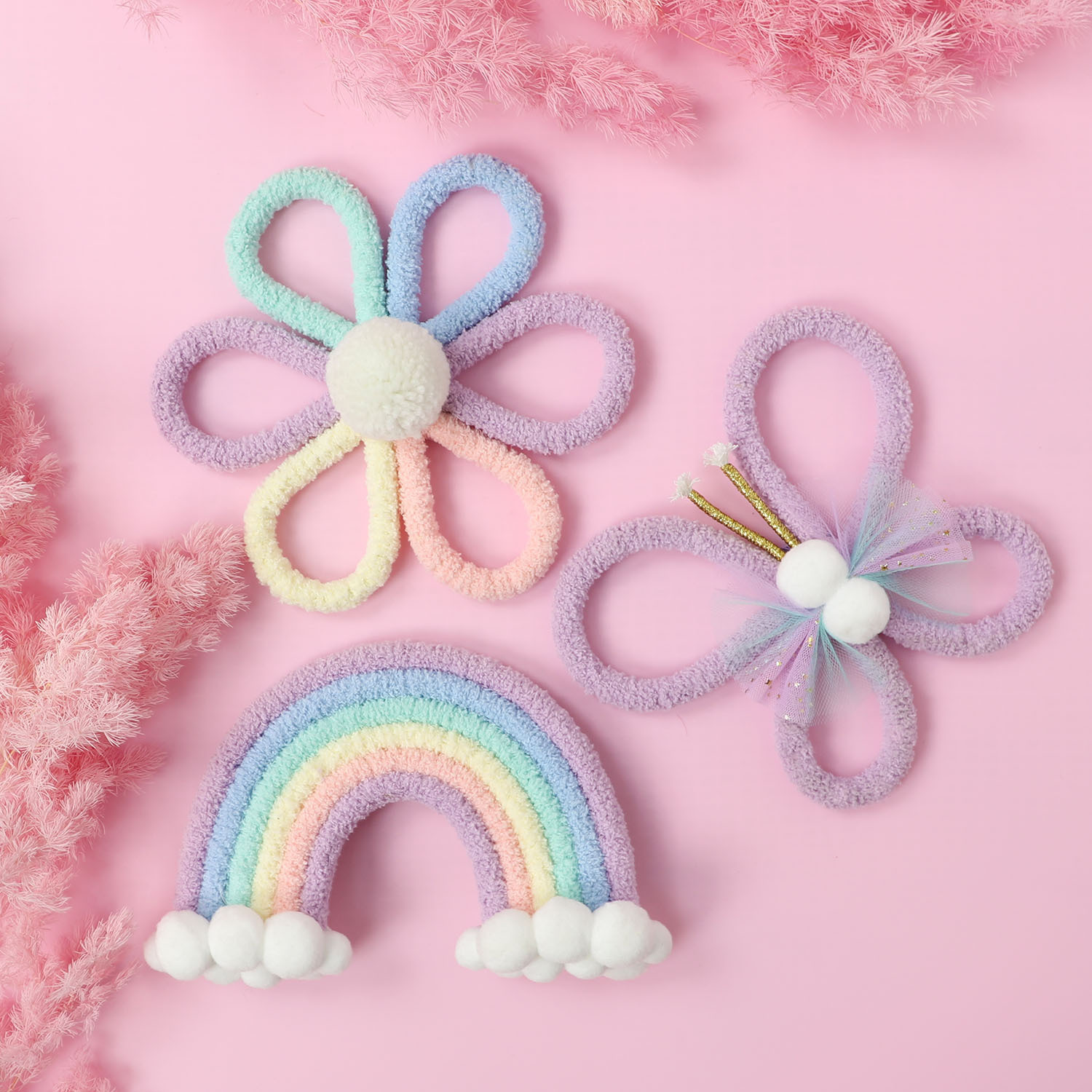 Nordic Rainbow Daisy Flower  B - Baby Nursery Hanging Decor บทวิจารณ์และราคา