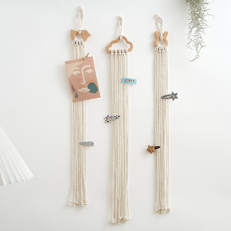Wooden Hair Clips Holder Baby  - Baby Nursery Hanging Decor บทวิจารณ์และราคา