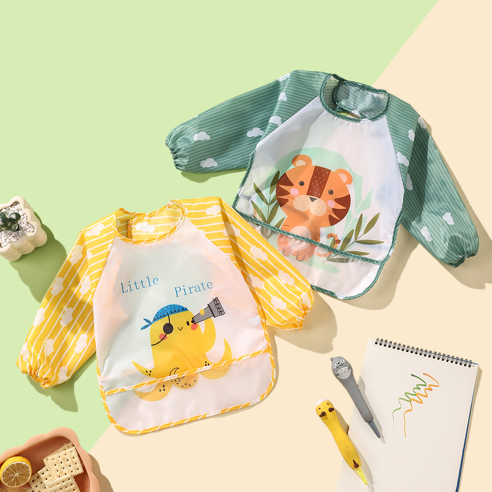 2pcs Waterproof Full Sleeve Ba - Baby Nursery Accessories บทวิจารณ์และราคา