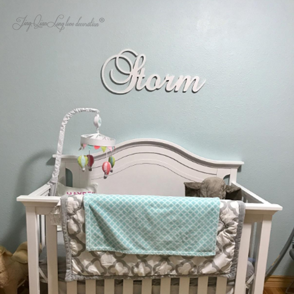 Custom Personalized Wooden Nam - Baby Nursery Artwork บทวิจารณ์และราคา