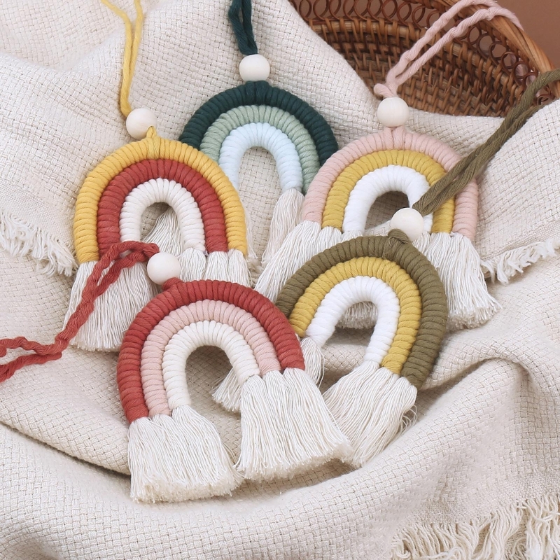 Nordic Handmade Woven Macrame  - Baby Nursery Hanging Decor บทวิจารณ์และราคา