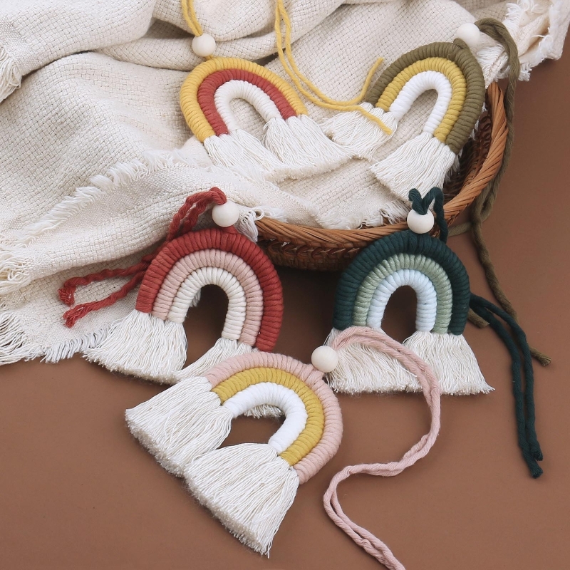 Nordic Handmade Woven Macrame  - Baby Nursery Hanging Decor บทวิจารณ์และราคา