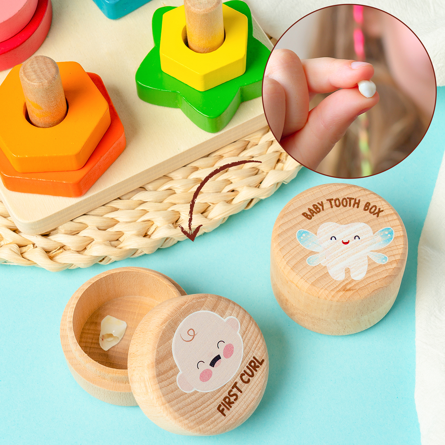 Baby Wooden Keepsake Box 2-Pie - Baby Keepsake Box บทวิจารณ์และราคา