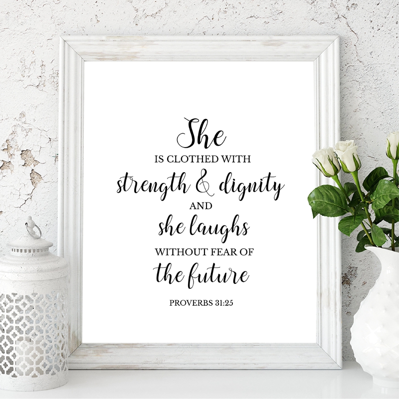 Bible Verses Quote Christian W - Baby Nursery Quotes Wall Art บทวิจารณ์และราคา