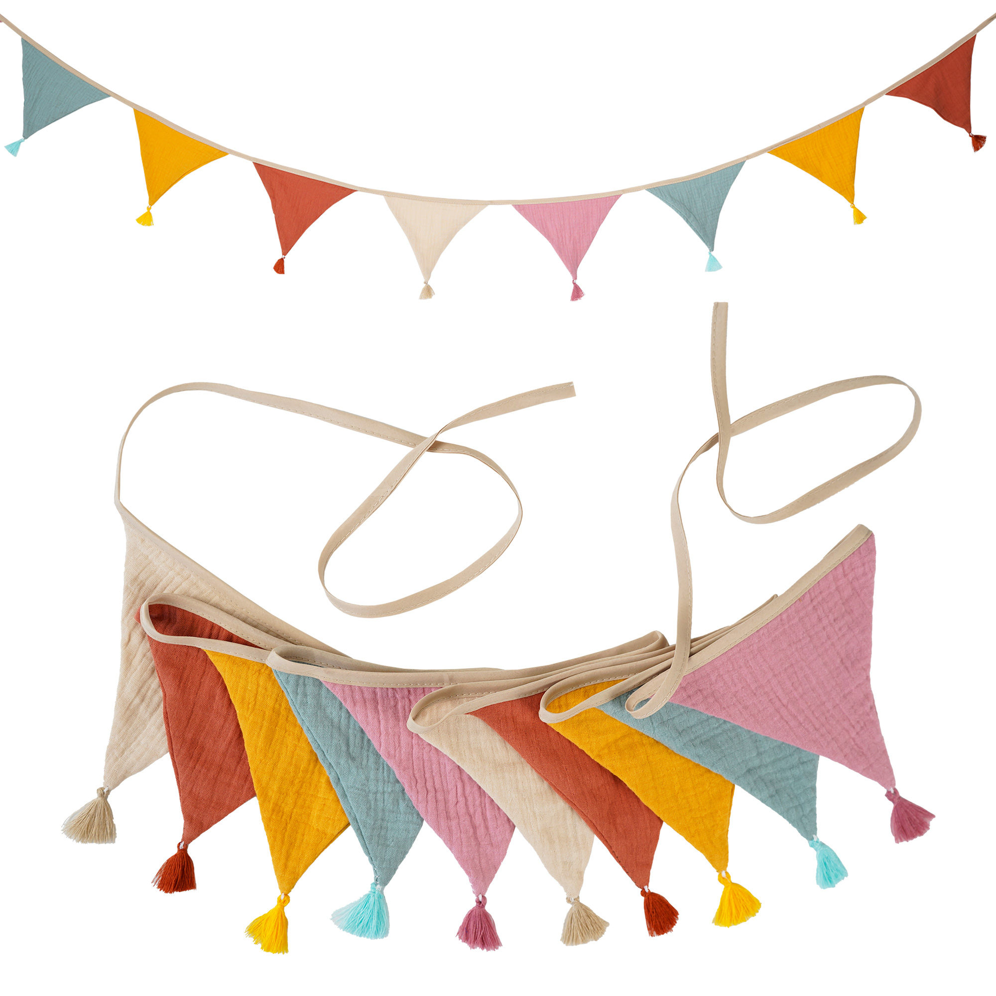 2.6M/8.5FT Nursery Fabric Bunt - Baby Nursery Artwork บทวิจารณ์และราคา