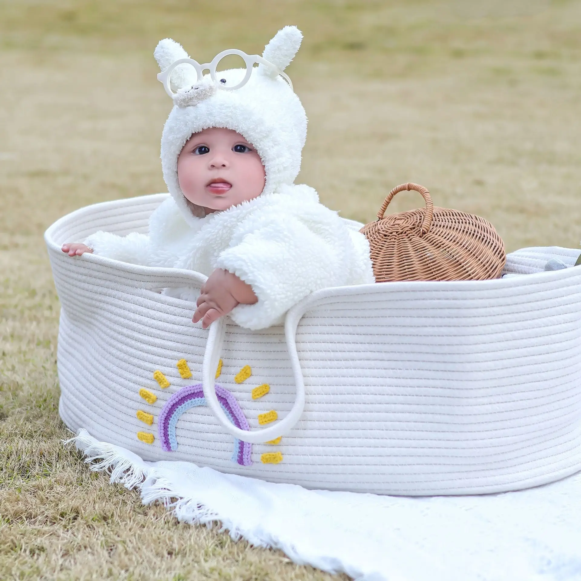 Portable Baby Carrying Basket  - Baby Nursery Storage บทวิจารณ์และราคา