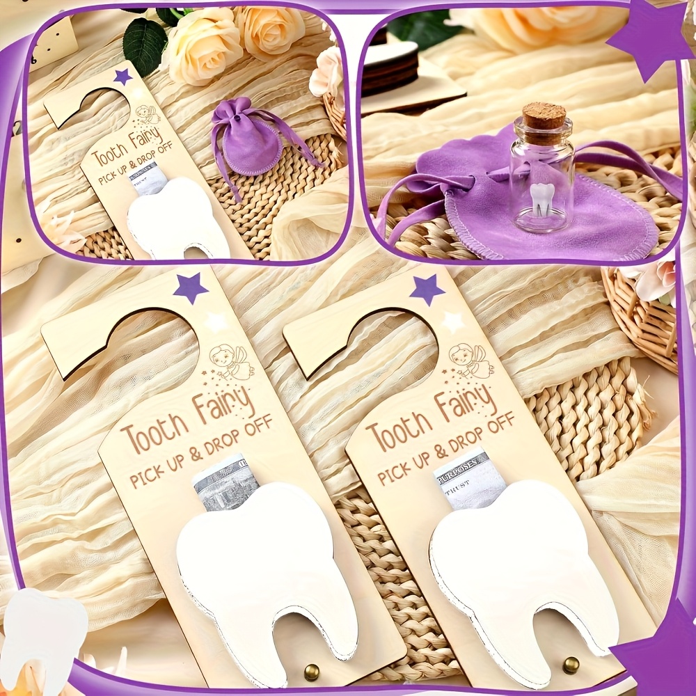 Tooth Fairy Door Sign Decorati - Baby Keepsake Box บทวิจารณ์และราคา