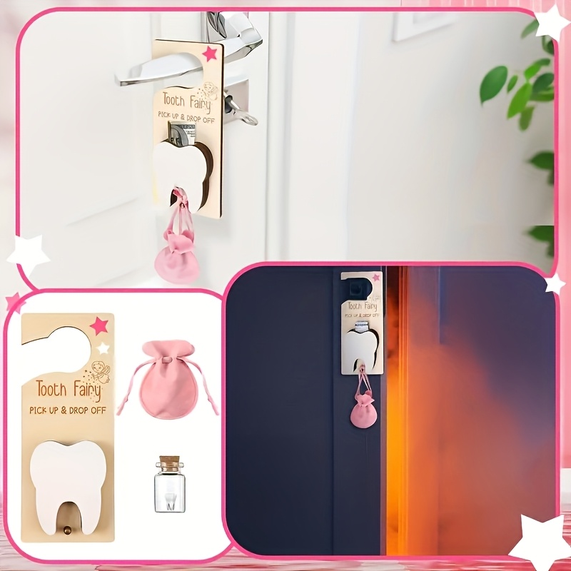 Tooth Fairy Door Sign Decorati - Baby Keepsake Box บทวิจารณ์และราคา