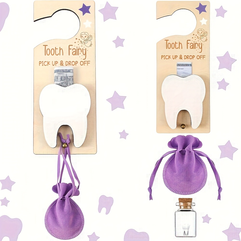 Tooth Fairy Door Sign Decorati - Baby Keepsake Box บทวิจารณ์และราคา