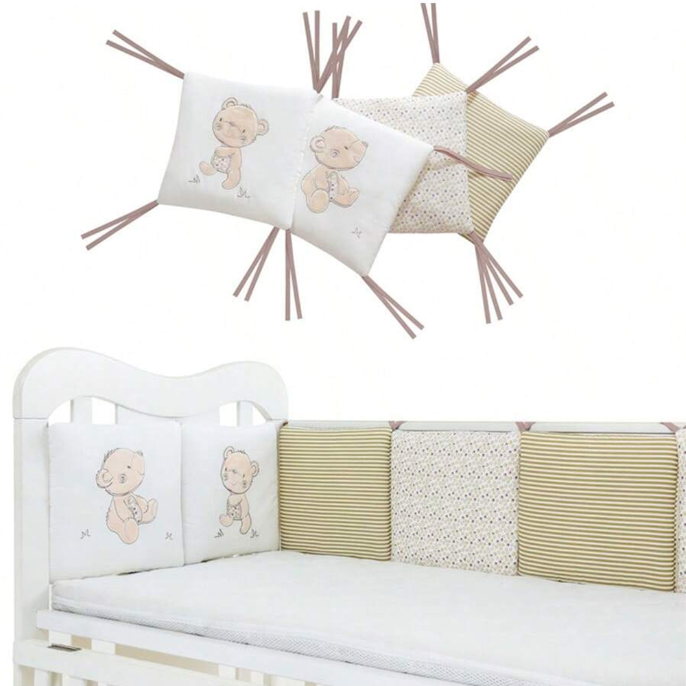 Baby Bed Protector Crib Bumper - Baby Nursery Glider บทวิจารณ์และราคา