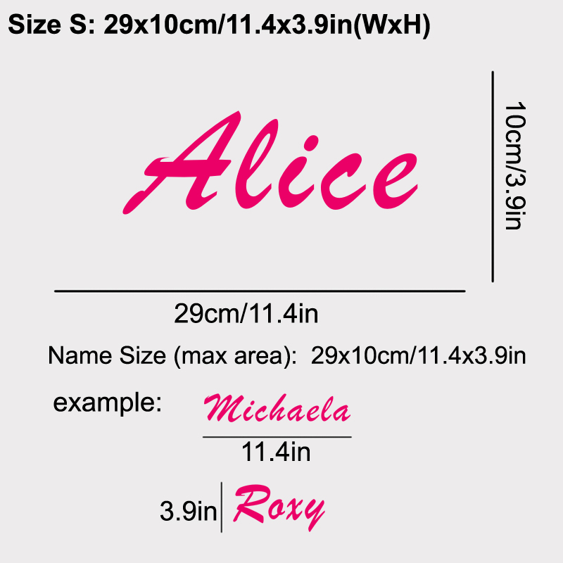 Custom Text Decal YOUR NAME Ca - Baby Nursery Stickers บทวิจารณ์และราคา