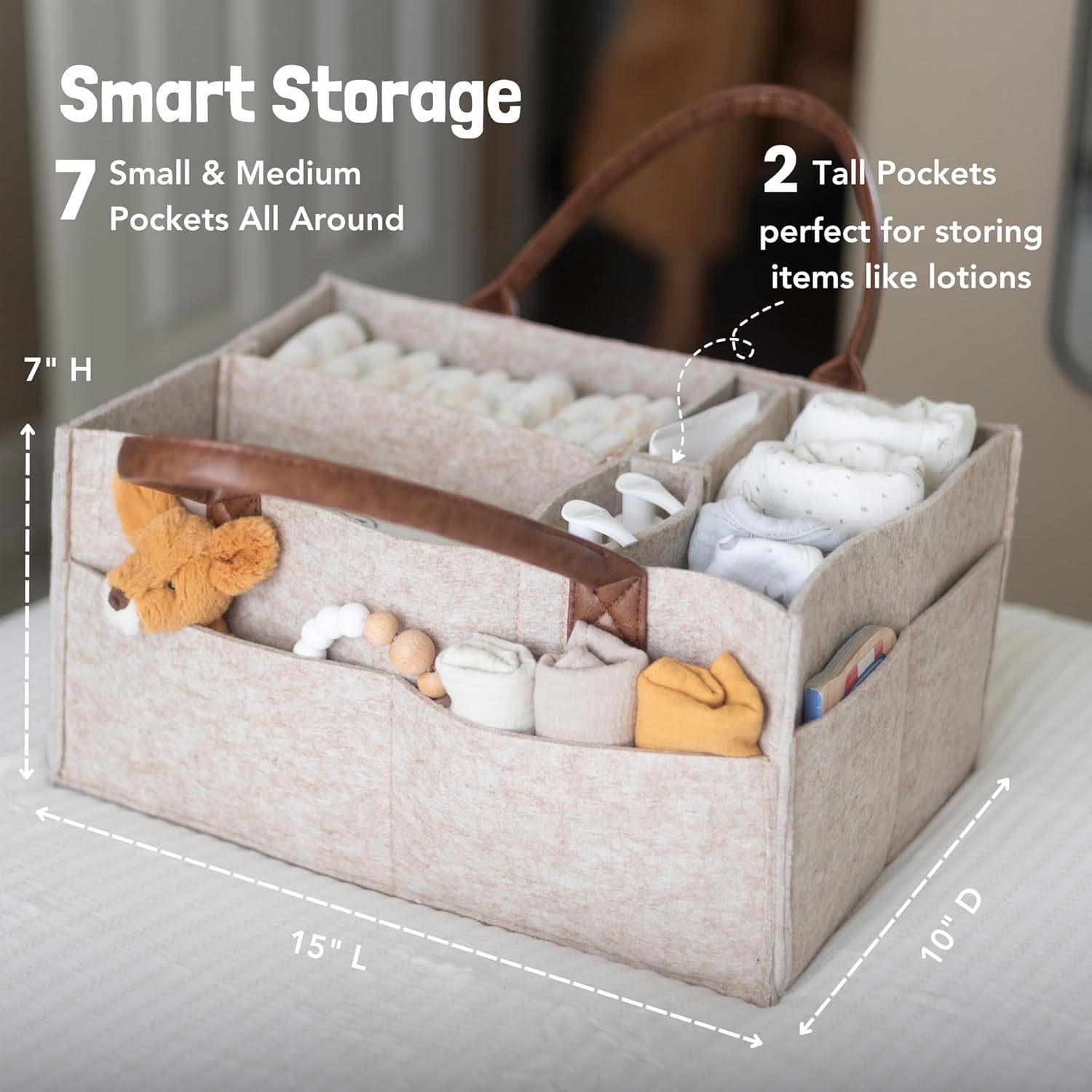 Baby Felt Storage Nursery Orga - Baby Nursery Storage บทวิจารณ์และราคา