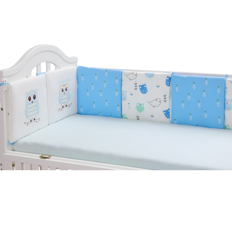 6 Pcs/Lot Cotton Cot Bumper Ba - Baby Nursery Glider บทวิจารณ์และราคา