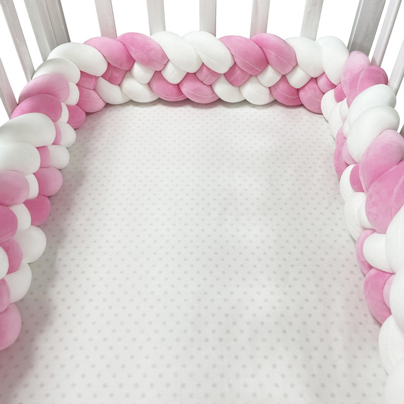 Baby Bumper Bed Braid Knot Pil - Baby Nursery Glider บทวิจารณ์และราคา