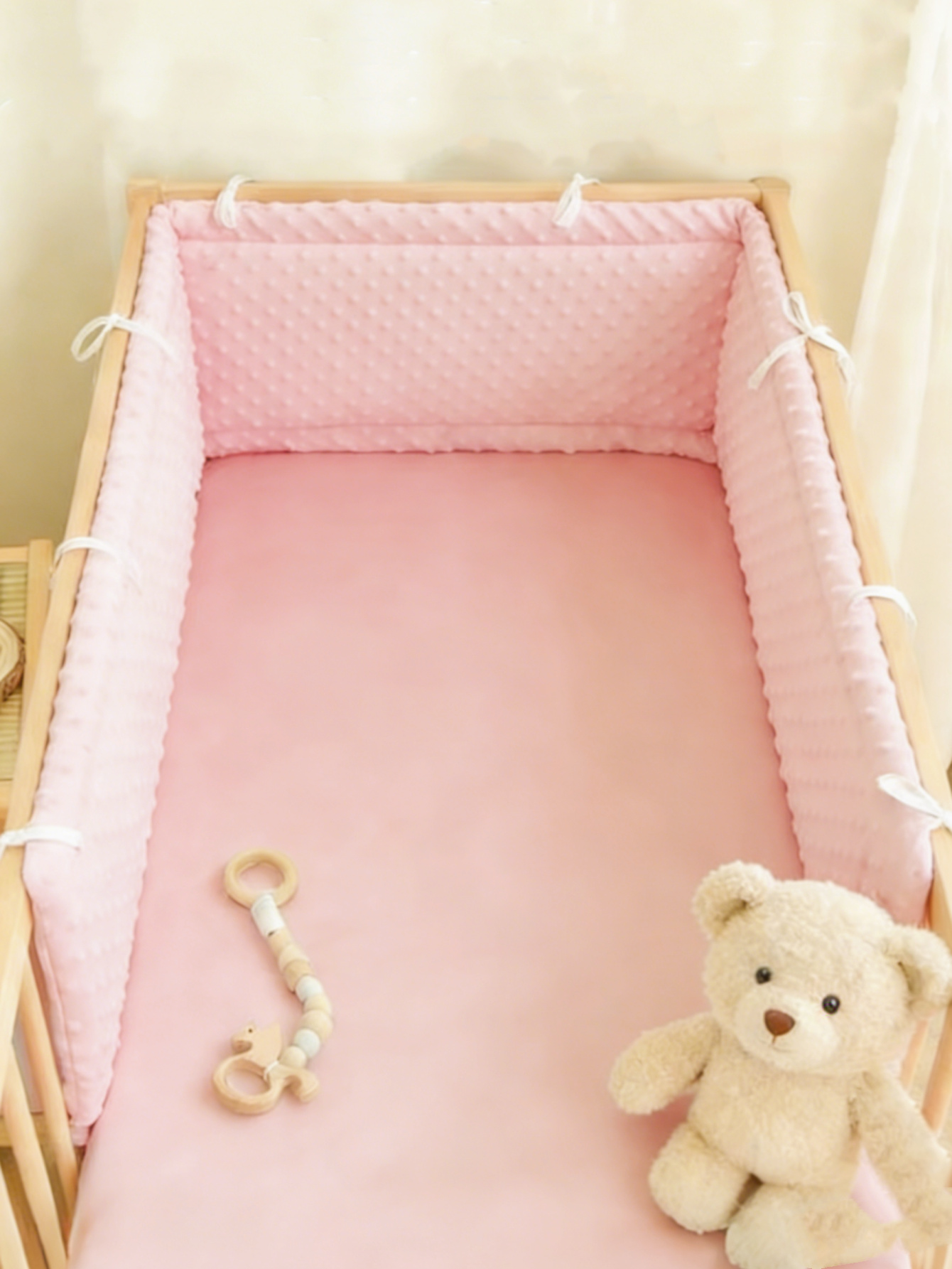 Railing Thicken Bumper Crib ar - Baby Nursery Glider บทวิจารณ์และราคา