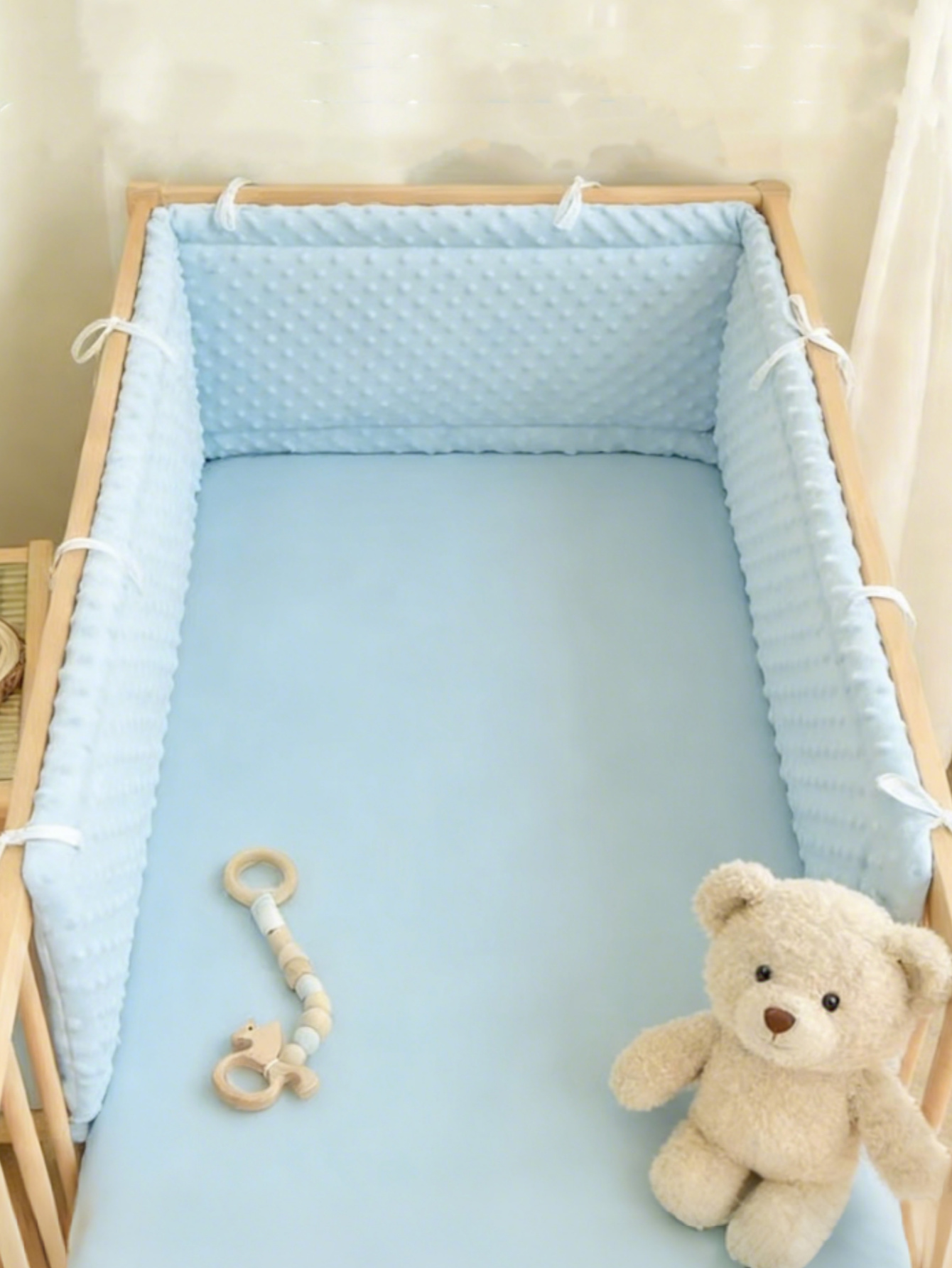 Railing Thicken Bumper Crib ar - Baby Nursery Glider บทวิจารณ์และราคา