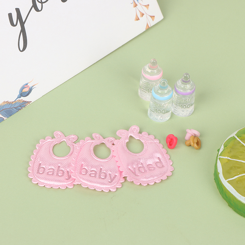3PCS 1:12 Dolls House Miniatur - Baby Nursery Accessories บทวิจารณ์และราคา