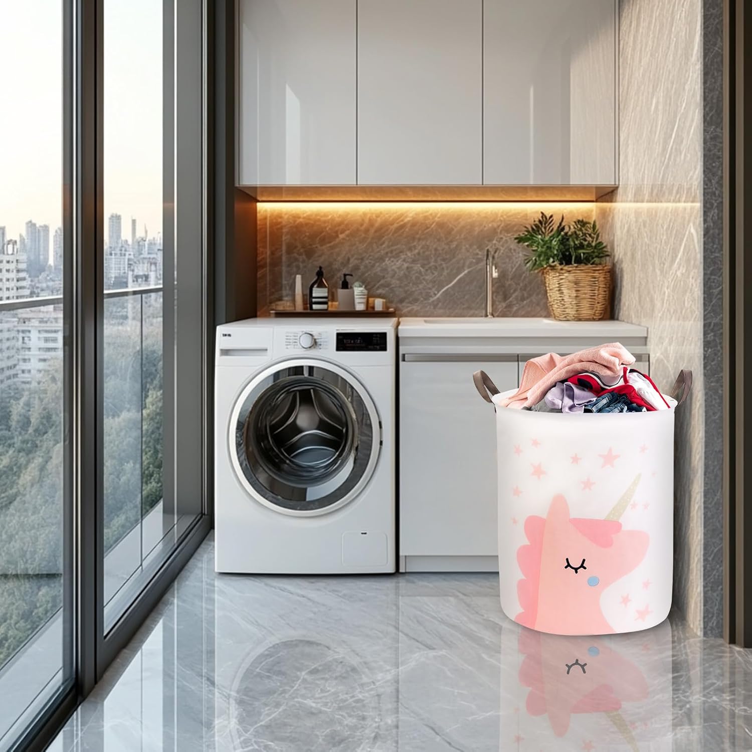 Kids Laundry Basket for Girls  - Baby Nursery Storage บทวิจารณ์และราคา