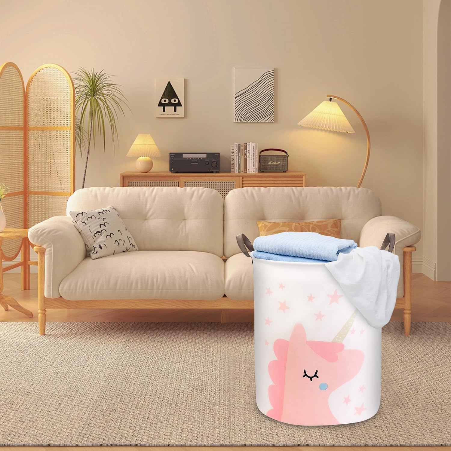 Kids Laundry Basket for Girls  - Baby Nursery Storage บทวิจารณ์และราคา